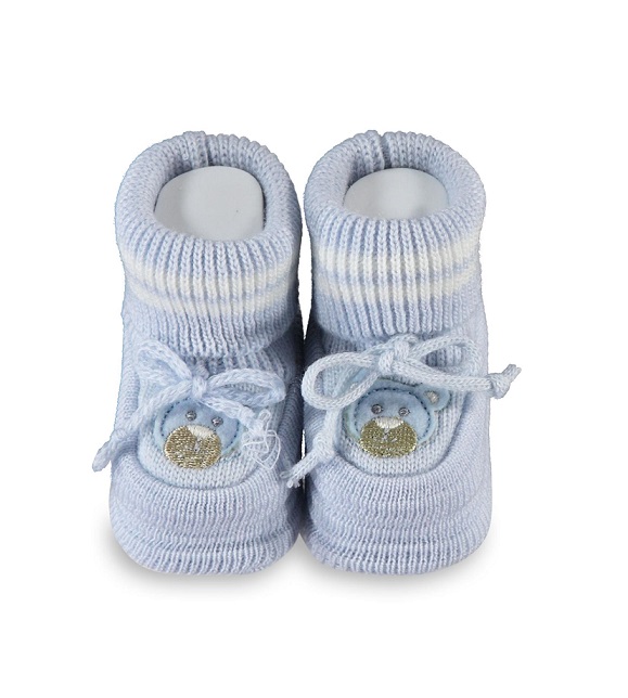 Mini Damla Baby Socks Blue - Pink 'n Blue - Baby Boutique